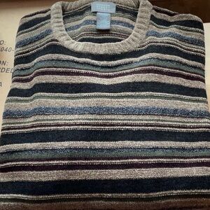 Mercer Street Studio Multicolor Striped Crewneck Sweater